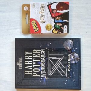 New Harry Potter Word Search and UNO Bundle